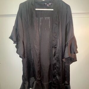 Black Satin Victoria secret robe
